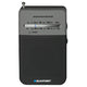 Rádio de bolso portátil Blaupunkt, FM/AM, antena telescópica, preto, PR3BK