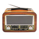 LTC Radio Portátil, Antena Telescópica, Bluetooth, FM/AM/SW, Olza Retro