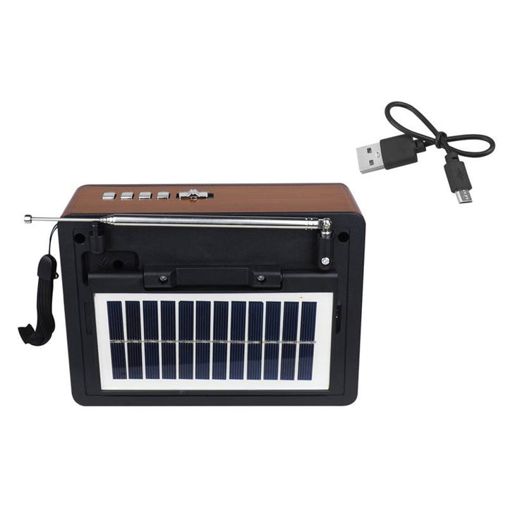 LTC Radio Portátil, Bluetooth, FM/AM/SW, USB, Panel Solar, Antena Telescópica, LXLTC103UBT