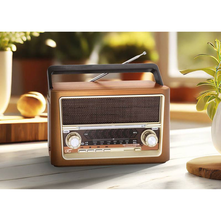 LTC Radio portátil, Bluetooth, FM/AM/SW, USB, LXLTC118UBT