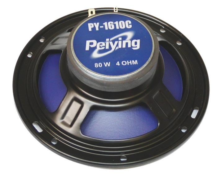 Peiying Altavoces de dos vías para coche de 6,4 pulgadas y 80 W PY-1610C